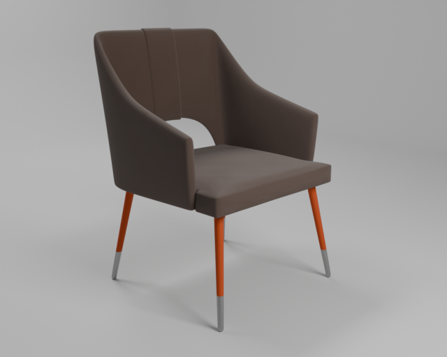 Armchair 3D Модель .c4d .max .obj .3ds .fbx .stl .blend 
