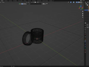 Gummireifen 3D Modell