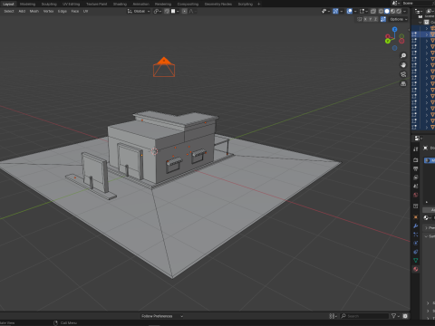 Restaurant Modèle 3D