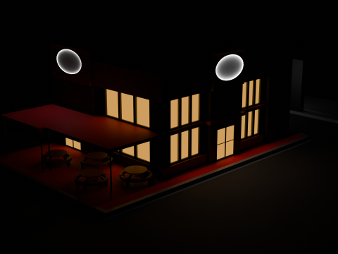 Restaurant Modèle 3D