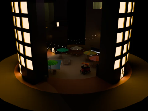 Małe Miasto Model 3D