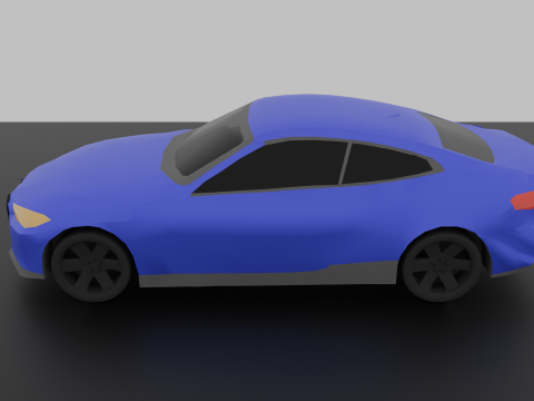 Low Poly Sports Car 1 3D Model