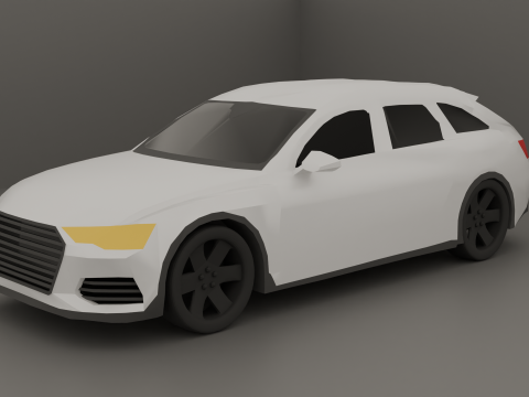 Low Poly Sports Car 2 Modèle 3D