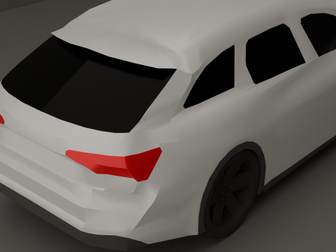 Low Poly Sports Car 2 3D Модель