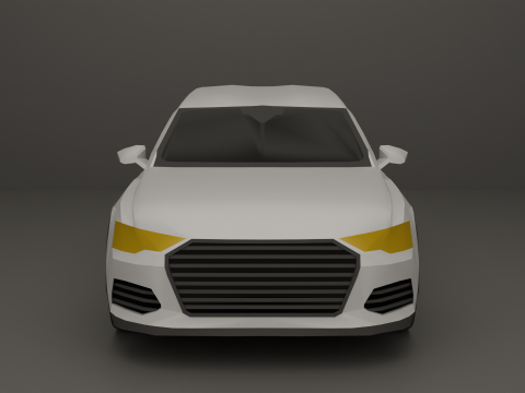 Low Poly Sports Car 2 3D Модель