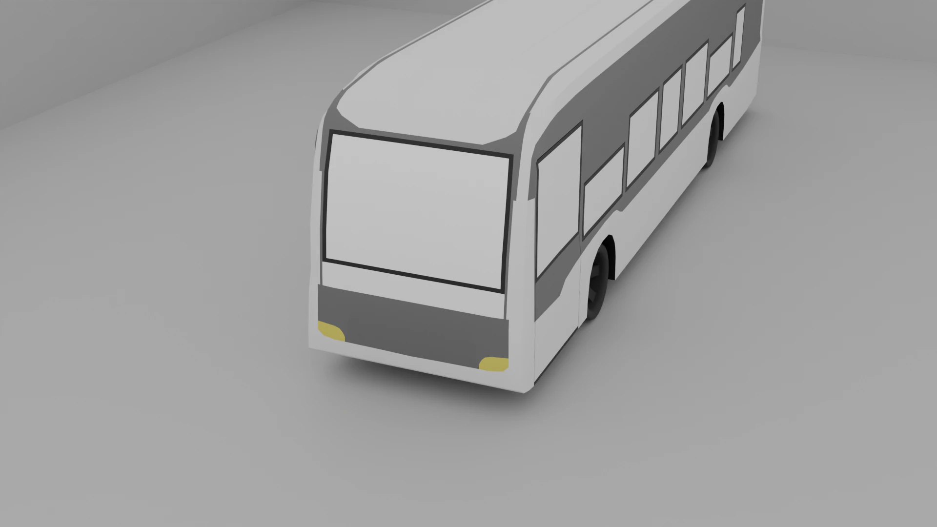 लो पॉली ट्रांसपोर्ट बस 1 3D मॉडल .c4d .max .obj .3ds .fbx .stl .blend 