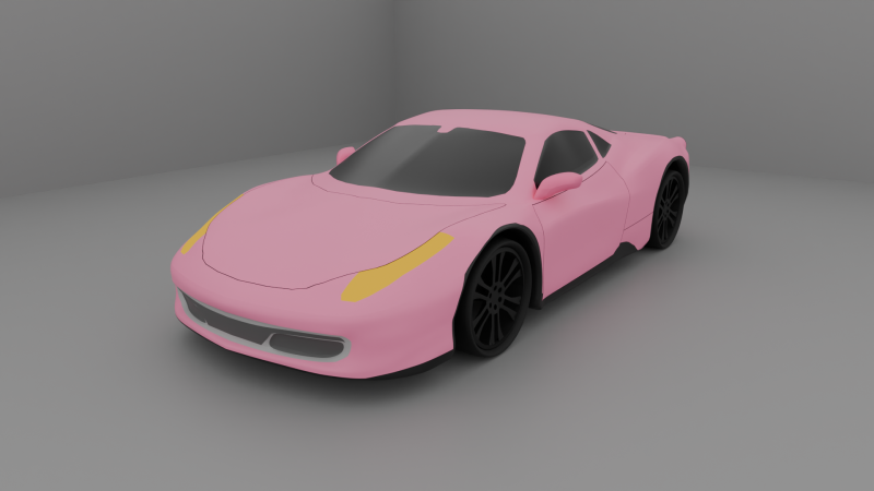 Low Poly Super Car 2 Modelo 3D .c4d .max .obj .3ds .fbx .stl .blend 