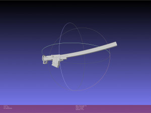 Metal Gear Rising Jetstream Sam Muramasa Sword And Sheath Assembly 3Dプリントモデル