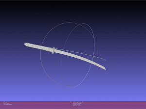Metal Gear Rising Jetstream Sam Muramasa Sword And Sheath Assembly 3Dプリントモデル