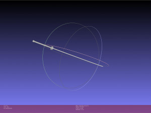 Final Fantasy VII Sephiroth Masamune Sword Printable Assembly Model Cetak 3D