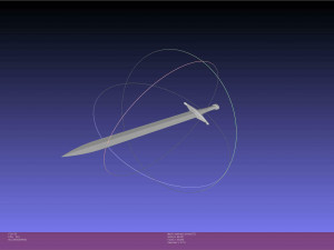 Konosuba Darkness Sword Printable Assembly Modello di stampa 3D