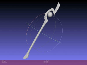 Konosuba Megumin Staff Printable Assembly 3Dプリントモデル