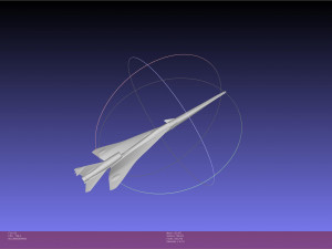 X-59 Quesst Model 3Dプリントモデル