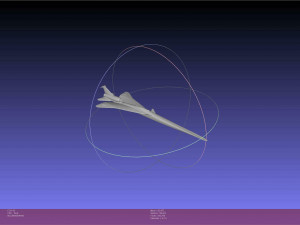 X-59 Quesst Model 3Dプリントモデル