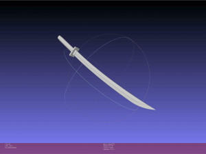 Dr Stone Katana Printable Assembly 3D Print Model