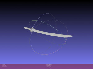 Dr Stone Katana Printable Assembly Modelo de impresión 3D