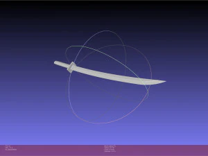 Dr Stone Katana Printable Assembly 3D Print Model