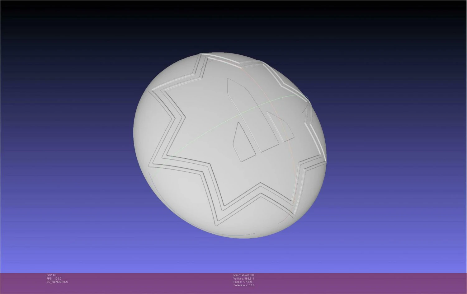 Dr Stone Kohaku Shield Update Printable Model 3D Print Model .c4d .max .obj .3ds .fbx .stl .blend 