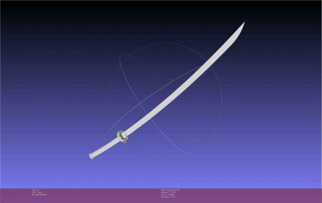 Undead Unluck Andy Sword Assembly 3D-printmodel .c4d .max .obj .3ds .fbx .stl .blend 