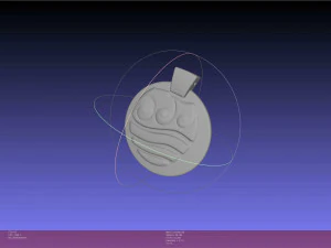 Avatar Katara Water Tribe Pendant 3D Print Model