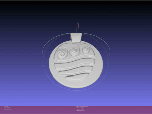 Avatar Katara Water Tribe Pendant Modelo de Impressão 3D