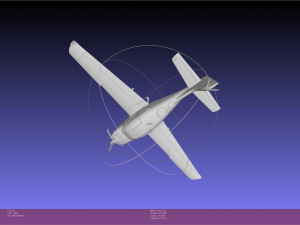 SR22 Cirrus Airplane Printable Miniature Modelo de impresión 3D