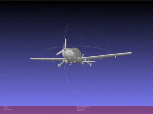 SR22 Cirrus Airplane Printable Miniature 3D Print Model