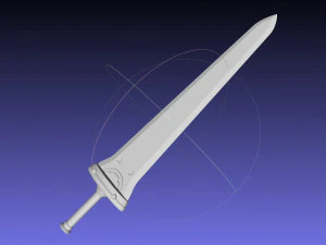 Sword Art Online Kirito ALO ​​Spriggin &Eacute;p&eacute;e large Modèles 3D en vedette