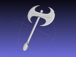 Assemblaggio stampabile dell'ascia da battaglia di Astrid come addestrare il tuo drago Modello di stampa 3D