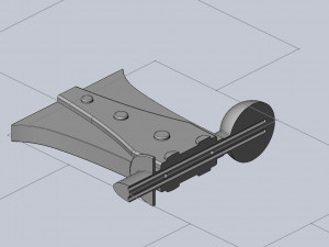 How To Train Your Dragon Astrid Battle Axe Printable Assembly Modello di stampa 3D