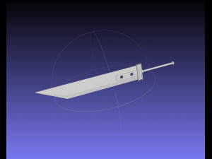 Final Fantasy Buster Sword Printable Replica 3D Print Model