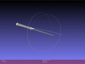 Sword Art Online Kirito Ordinal Scale Main Sword 3D-printmodel