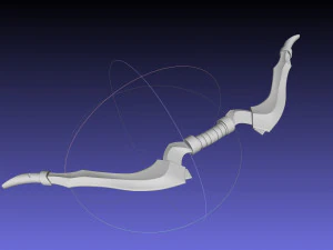 Assemblaggio stampabile arco per arciere alto elfo Goblin Slayer Modello di stampa 3D