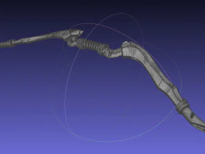 Goblin Slayer High Elf Archer Bow Printable Assembly 3D Print Model