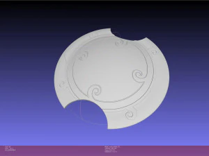 RWBY Pyrrha Nikos Shield Printable Assembly 3D Print Model