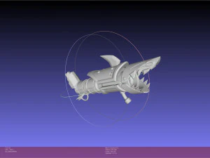 League Of Legends Jinx Fishbone Printable Assembly 3D Print Model