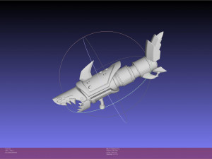 League Of Legends Jinx Fishbone Printable Assembly 3D Print Model