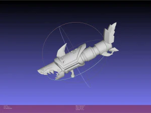 League Of Legends Jinx Fishbone Printable Assembly 3D Print Model