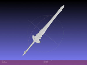 Fate Lancelot Berserker Sword Printable Assembly 3D Print Model