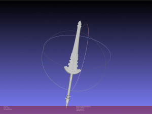 Fate Lancelot Berserker Sword Printable Assembly 3D 프린트 모델