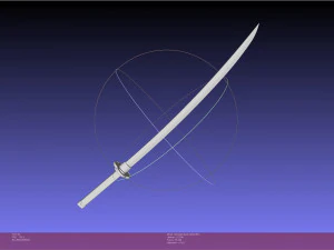 Chainsaw Man Aki Future-Angel Sword 3D Print Model