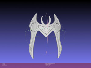 Marvel Lady Loki Mask Printable Assembly 3D-Druckmodell