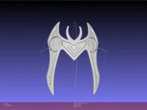 Marvel Lady Loki Mask Printable Assembly 3D Print Model
