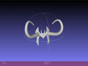 Marvel Lady Loki Mask Printable Assembly 3D-Druckmodell