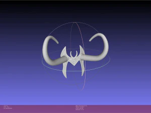 Marvel Lady Loki Mask Printable Assembly 3D Print Model
