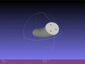 Star Wars Boba Fett Gaffi Stick Printable Assembly 3D Print Model