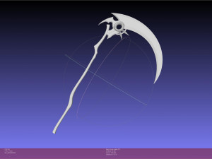 Hololive Mori Calliope Scythe Assembly 3D Print Model