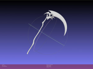 Hololive Mori Calliope Scythe Assembly 3D 打印模型