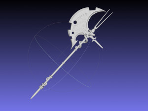 Gate Rory Mercury Axe Printable Assembly 3D Print Model