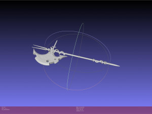 Gate Rory Mercury Axe Printable Assembly 3D Print Model